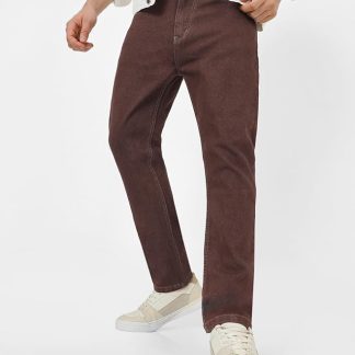 Wrangler Men's Millard Straight Fit Mid-Rise Jeans